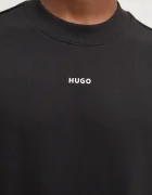 HUGO суичър мъжки от памук Dapocrew черен 50525892