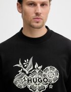 HUGO Суичър мъжки от памук Darony черен 50556549