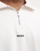 HUGO Суичър мъжки от памук Durty244 бял 50525881