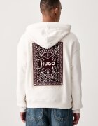 HUGO суичър с качулка мъжки от памук Dewerhood бежов 50568581