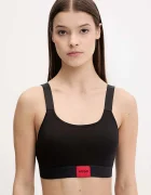 HUGO Сутиен BRALETTE PAD.RED LAB в черно с изчистен дизайн 50545675