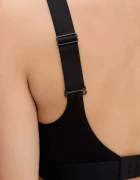 HUGO Сутиен BRALETTE PAD.RED LAB в черно с изчистен дизайн 50545675