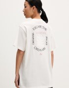 HUGO тениска дамска от памук Vintage Tee_25 бежова 50573326