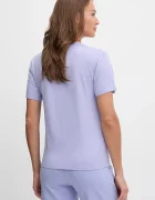 HUGO тениска дамска с модал CASUAL T-SHIRT виолетова 50556981