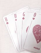 HUGO тениска мъжка от памук Dahr бежова 50568696