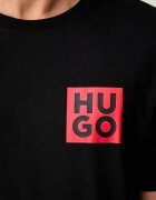 HUGO тениска мъжка от памук Detzington черна 50473893