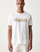HUGO тениска мъжка от памук Dulivio_U263 бяла 50564790