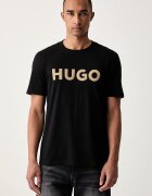 HUGO тениска мъжка от памук Dulivio_U263 черна 50564790