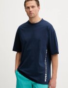 HUGO тениска мъжка от памук TIKI T-SHIRT тъмносиня 50561117