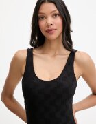 HUGO цял бански дамски Terry mono_swimsuits черен 50561075