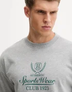 Hummel Суичър мъжки в сиво с принт 229844