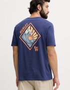 hurley тениска мъжка от памук тъмносиня MTSEUED0005