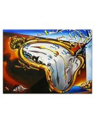 Inne Картина с маслени бои Salvador Dali Melting Clock at Moment of First Explosion