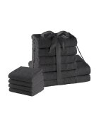 Inne Комплект кърпи home & lifestyle od 30 do 140 cm (10 броя) в черно 0