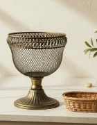 Inne Купа за плодове от състарен метал 22 x 17 x 27 cm HIWE8172