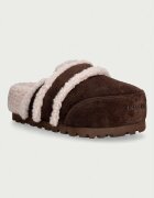 Inuikii чехли с платформа дамски от велур Cozy Loafer кафяви 1006.005.0011