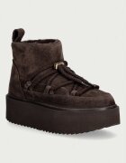 Inuikii Classic Low Platform апрески дамски от велур кафяви 1001.006.0012