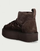 Inuikii Classic Low Platform апрески дамски от велур кафяви 1001.006.0012