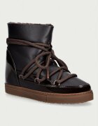Inuikii Gloss Wedge апрески дамски от кожа кафяви 1001.004.0052