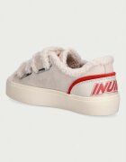 Inuikii Lila Shearling Low Velcro маратонки дамски от велур бежови 1001.001.0561