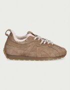 Inuikii Maribella Shearling маратонки дамски от велур бежови 1001.001.0611