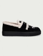 Inuikii мокасини дамски от кожа Shearling Print черни 1006.003.0031