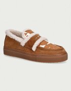 Inuikii мокасини дамски от кожа Shearling Print кафяви 1006.003.0031