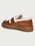Inuikii мокасини дамски от кожа Shearling Print кафяви 1006.003.0031