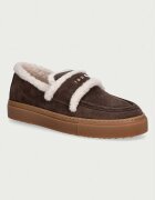 Inuikii мокасини от велур Shearling Loafer кафяви 1006.003.0021