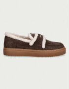 Inuikii мокасини от велур Shearling Loafer кафяви 1006.003.0021