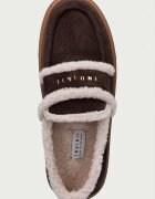 Inuikii мокасини от велур Shearling Loafer кафяви 1006.003.0021