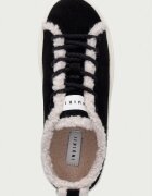 Inuikii Shearling Low маратонки дамски от велур черни 1001.001.0242