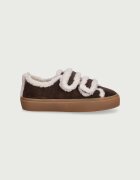 Inuikii SHEARLING LOW VELCRO маратонки за деца от велур кафяви 3001.001.0051