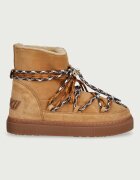 Inuikii Suede Double Tie апрески дамски от велур бежови 1001.003.0711