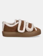Inuikii Велурени маратонки Shearling Low Velcro в кафяво 1001.001.0231.150