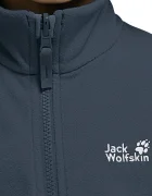 Jack Wolfskin поларен суичър за деца TAUNUS 100 FZ K тъмносин A65888