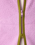 Jack Wolfskin суичър с цип дамски от полар Lite Curl виолетов A65751