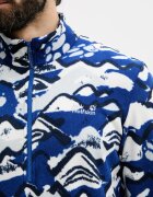 Jack Wolfskin суичър с цип мъжки Paw Era 100 син A65984