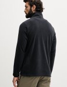 Jack Wolfskin суичър с цип мъжки Taunus 100 черен A65793