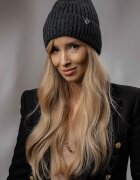 Jamiks Детска шапка в сиво от вълна
