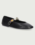 Jeffrey Campbell балеринки от кожа Amarissa черни JC-1667-2-9