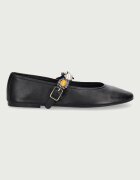 Jeffrey Campbell балеринки от кожа Amarissa черни JC-1667-2-9
