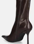 Jeffrey Campbell Боти Daring-2 в кафяво с тънък ток JC-1236-10-14