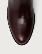 Jeffrey Campbell ботуши под коляното дамски от кожа REINING-2 кафяви JCD-275-1-13