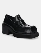 Jeffrey Campbell Кожени обувки с дебел ток CLASSICAL