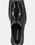 Jeffrey Campbell Кожени обувки с дебел ток CLASSICAL в черно с дебел ток C529EF-08