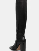 Jonak Кожени ботуши PECHE CUIR в черно с дебел ток 3700034