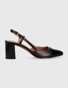 Jonak Кожени обувки с дебел ток DHAPOP VERNIS/CUIR