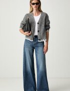 Joop! дънки wide leg дамски сини 30105323