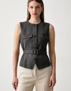 Joop! елек дамски с вискоза сив 30104949
